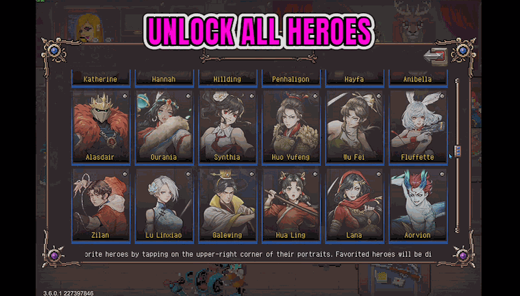 Otherworld Legends — Full Roster (screenshot 2)